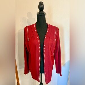 Vocal Burgundy Blazer size XL